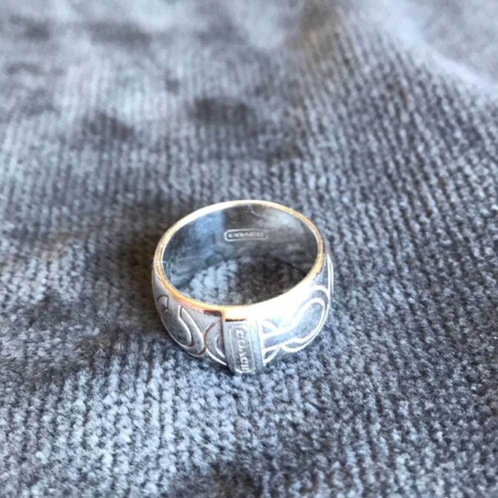 Coach Authentic Logo Ring